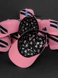 Imagem do Boné Jogador$ Modelo Americano StrapBack em Rosa e Azul