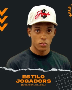 Boné Jogador$ Modelo Basebol SnapBack Poliester, Aba de Couro Branco - comprar online