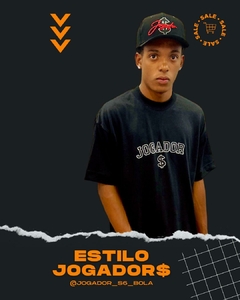 Boné Jogador$ SnapBack Nobuck Preto na internet