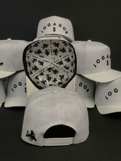 Boné Jogador$ SnapBack Poliéster Branco na internet