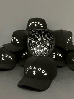 Boné Jogador$ SnapBack Nobuck Preto - comprar online