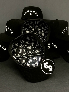 Boné Jogador$ SnapBack Nobuck Preto na internet