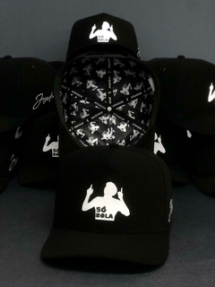 Boné Jogador$ Logo Original SnapBack Nobuck Preto - comprar online