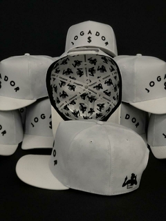 Boné Jogador$ SnapBack Poliéster Branco - loja online