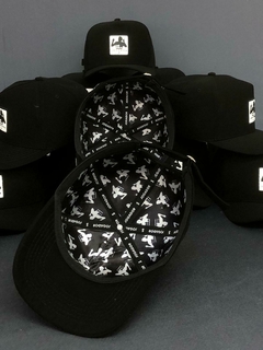 Boné Jogador$ StrapBack Aplique em Couro e Silk - Jogador$ Caríssimo S6 Bola