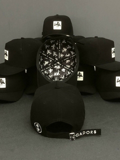 Boné Jogador$ StrapBack Aplique em Couro e Silk - loja online