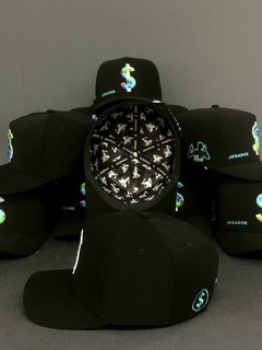 Boné Jogador$ StrapBack Cifrão Bordado Colorido - loja online