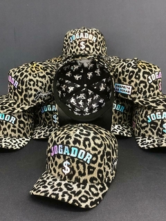 Boné Jogador$ Animal Glitter StrapBack Dourado - comprar online
