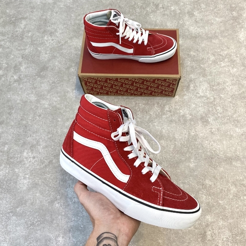 TÊNIS VANS SK8 HI VERMELHO - comprar online