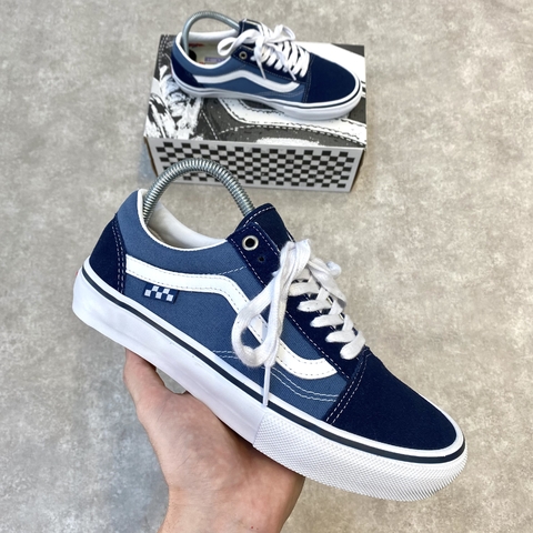 TÊNIS VANS OLD SKOOL SKATE AZUL - comprar online