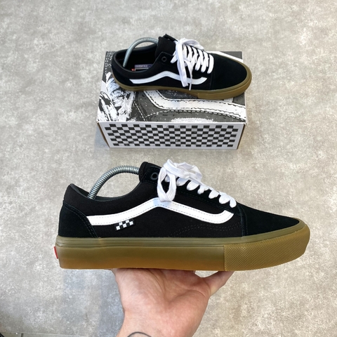 TÊNIS VANS OLD SKOOL SKATE PRETO-MARROM - comprar online