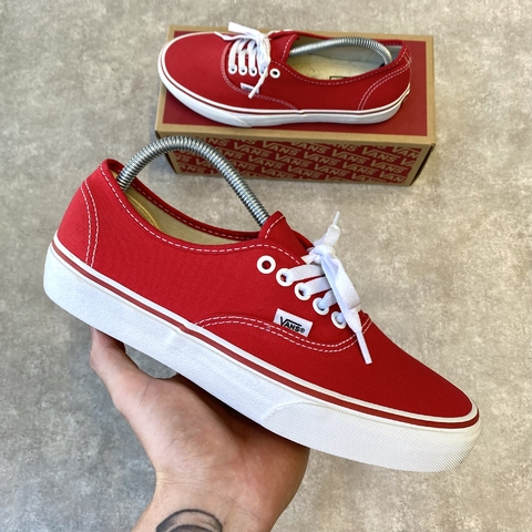 TÊNIS VANS AUTHENTIC VERMELHO - comprar online