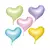 GLOBO CORAZON FUN NACARADO 22"