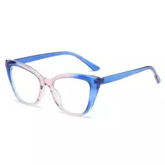 Armação transparente bicolor Diana - loja online