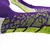 Meias Futebol Antiderrapante Cano Baixo - Roxo com detalhes no ver limão e branco - FFZ Store | Artigos Esportivos