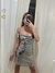 Vestido Mora Pailette Platino - Audaz