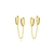 BRINCO EARJACKET DOIS FUROS CORRENTE