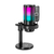Microfone Gamer Rgb Usb-c - Captação Profissional + Suporte
