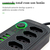 Filtro De Linha Extensão De 5 Tomadas + 5 Usb Bivolt - MozinFast