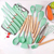 Conjunto de Utensílios de Cozinha com 19 Peças – Madeira e Silicone - MozinFast
