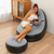 Poltrona Inflável Ergonômica Com Puff Suporta Até 100kg - comprar online