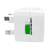 Adaptador De Tomada Universal Com 2 Usb Viagens Internacionais - comprar online