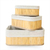 Kit 3 Cestos Organizador De Bambu Com Forro - comprar online