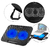 Suporte Notebook Com Base Refrigerada 2 Coolers Led 8 Níveis - MozinFast