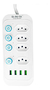 Imagem do Filtro De Linha Extensão 4 Tomadas + 4 Usb 2.1a Bivolt 2500w
