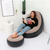 Poltrona Inflável Ergonômica Com Puff Suporta Até 100kg - comprar online