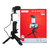 Kit Vlogg 4 em 1 com Microfone Tripé Luz Live Profissional - loja online