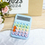 Calculadora Colorida De Mesa Simples 12 Digitos - loja online