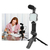 Imagem do Kit Vlogg 5 em 1 c/Microfone, Tripé Luz LED e Controle Remoto