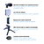Kit Vlogg 5 em 1 c/Microfone, Tripé Luz LED e Controle Remoto - loja online
