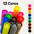 Canetinha Hidrográfica Colorida 12 Cores - comprar online