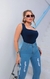 Calça jeans skinny linha premium com lycra rasgada