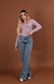 Calça wide leg com brilho - comprar online