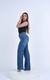 Calça wide leg com cinto na internet
