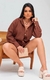 Conjunto liso com botão 3 peças - comprar online