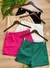 Shorts alfaiataria com zíper