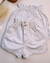 Shorts jeans com elástico no cós