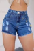 Shorts jeans rasgado - MG Moda e acessórios