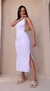 Vestido com fenda lateral e com bojo - comprar online