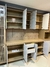 Conjunto de Cozinha Modulada Luciane Aura - Off White com Amadeirado na internet