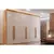 Guarda-Roupa Casal Creta – 6 Portas e 6 Gavetas com Pés – Naturale / Off White (2,73m) - loja online