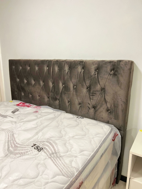 Cabeceira Dream Veludo Café - comprar online