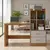 JCM Escrivaninha Alana 2 Gavetas e 4 Nichos Cinamomo Off White - comprar online