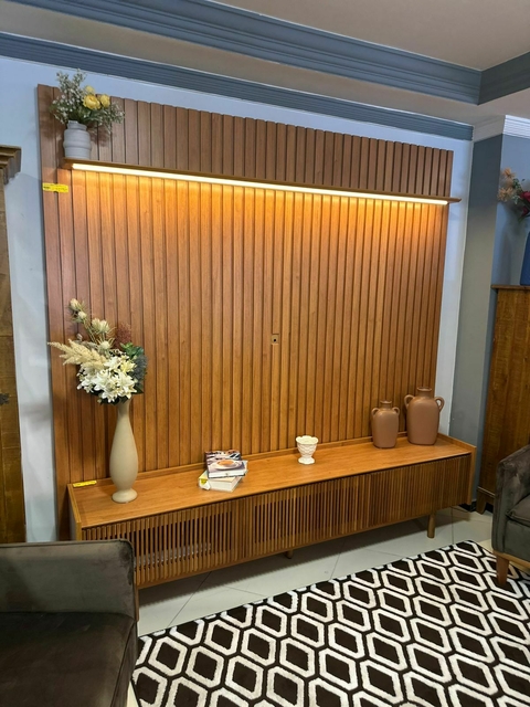 Painel Ripado Slim LED 2,20m Nature – Imcal - comprar online