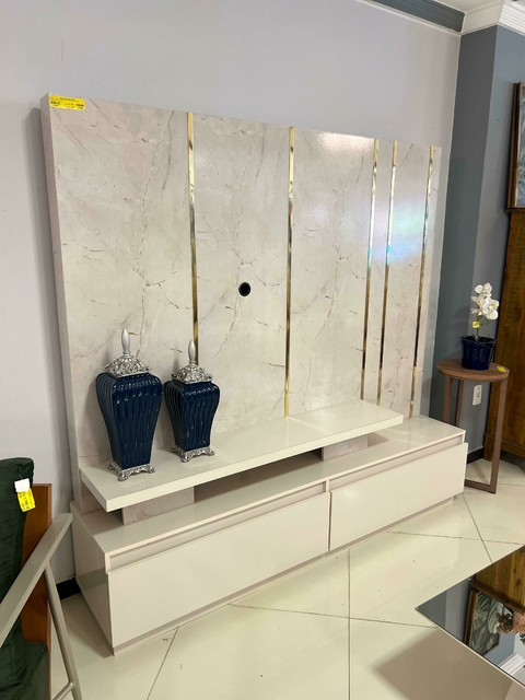 Home Theater Apolo Calacata/Off White - comprar online