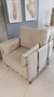Poltrona Feu de Linho com Sinta de Couro - comprar online
